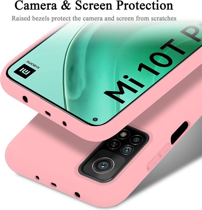 Immagine prodotto Cadorabo Copertura della cassa del silicone liquido TPU (Mi 10T, Mi 10T Pro)