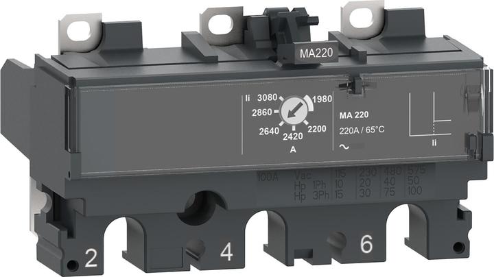 Produktbild Schneider Electric Schneider Auslösegeraet C253MA220magnetisch TM220 220A 3P3D