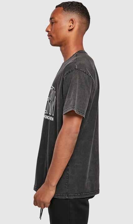 Produktbild FC Bayern München Logo Outlines Acid Washed Heavy Oversize Tee - 115237 (XL)