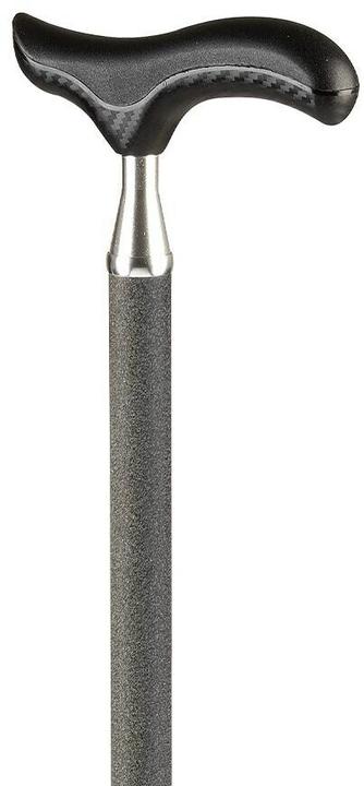 Image du produit Sahag Metallstock Slim Neck Struktur schwarz -100kg 74-95cm Derbygriff in Carbonoptik