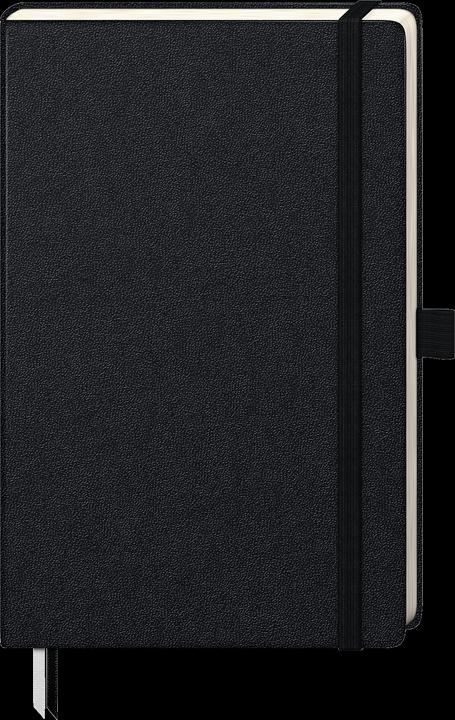 Immagine prodotto Taccuino KOMPAGNON circa DIN A5 foderato, copertina rigida nera 192, 16 dei quali possono essere (A5, Righe, Copertina rigida)