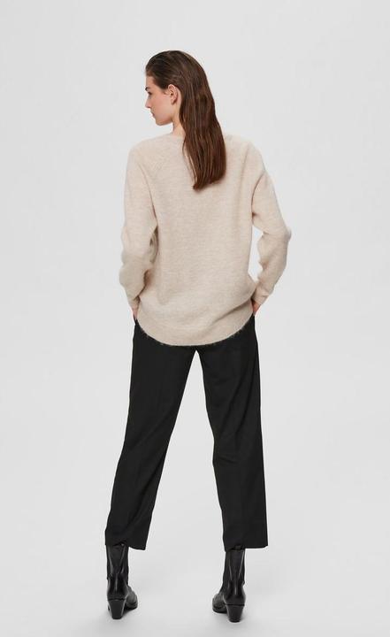 Produktbild Selected Femme Rundhalsausschnitt Woll Pullover (XXL)
