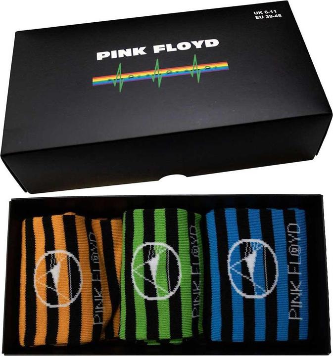 Actual product image Pink Floyd Unisex Adult Mono Prism Ankle Socks (Pack of 3) (pack of 3, 39.5 - 45.5)
