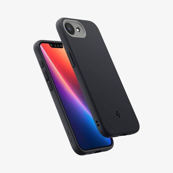 Actual product image Spigen Nano Pop (MagFit) iPhone 16e Case Black Sesame (Apple iPhone 16e)