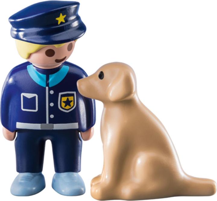 Produktbild Playmobil Polizist mit Hund (70408, Playmobil 1.2.3)