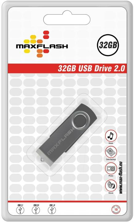 Actual product image MaxFlash Standard USB Drive 32GB (32 GB, USB-A, USB 2.0)