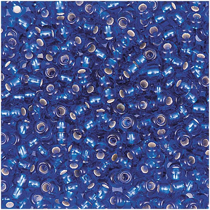 Image du produit Rico Rocailles Cz DK entrée argent, bleu & transparent 2.6 mm, 17 g, Itoshii Bead, Perforation : Ø ca