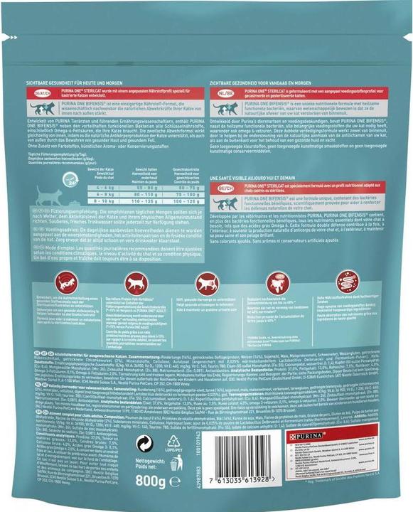 Produktbild Purina ONE Trockenfutter (Adult, Senior, 1 Stk., 800 g)