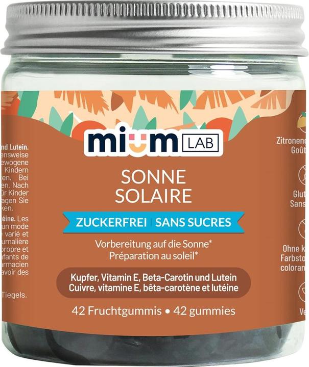 Immagine prodotto Mium Lab Vitamingummis Sonne (42 Pezzo/i, Gomme, 150 g)