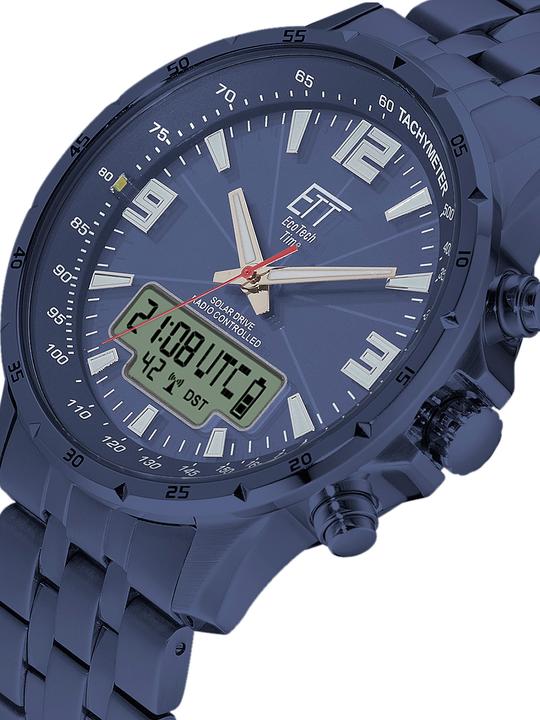 Immagine prodotto ETT EGS-11566-31M Solar Drive Radio Professional Arctica 43 mm (Orologio digitale, Orologio da polso analogico, 43 mm)