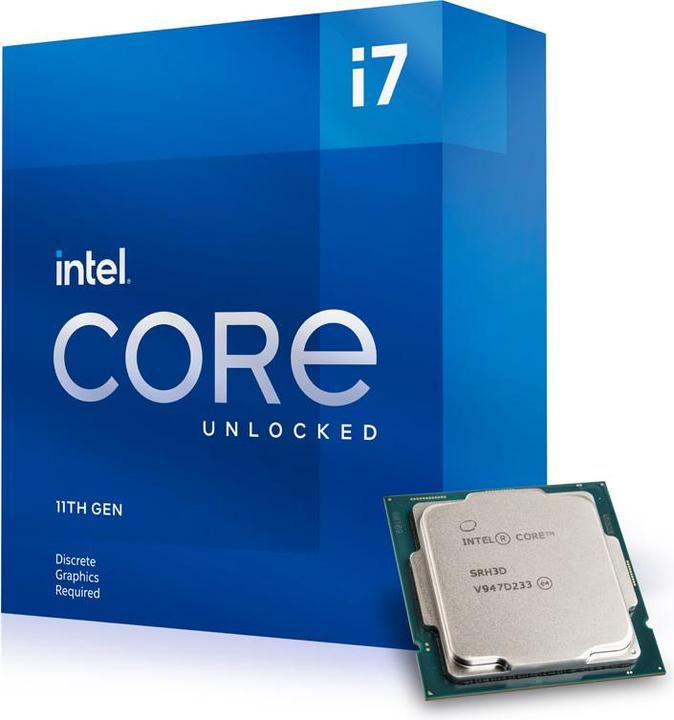 Actual product image Intel Core i7-11700KF (LGA 1200, 3.60 GHz, 8 -Core)