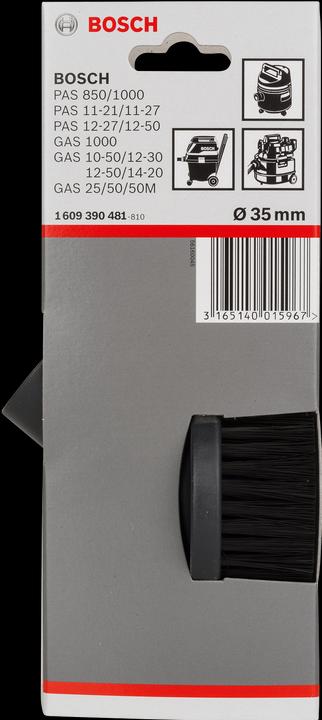 Produktbild Bosch Professional Zubehör Saugbürste rund für Bosch-Sauger mit 35-mm-Rohren