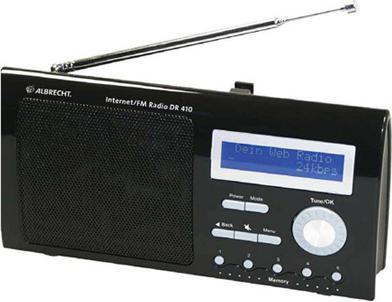 Albrecht DR-410, FM/WLAN Internet radio, portable