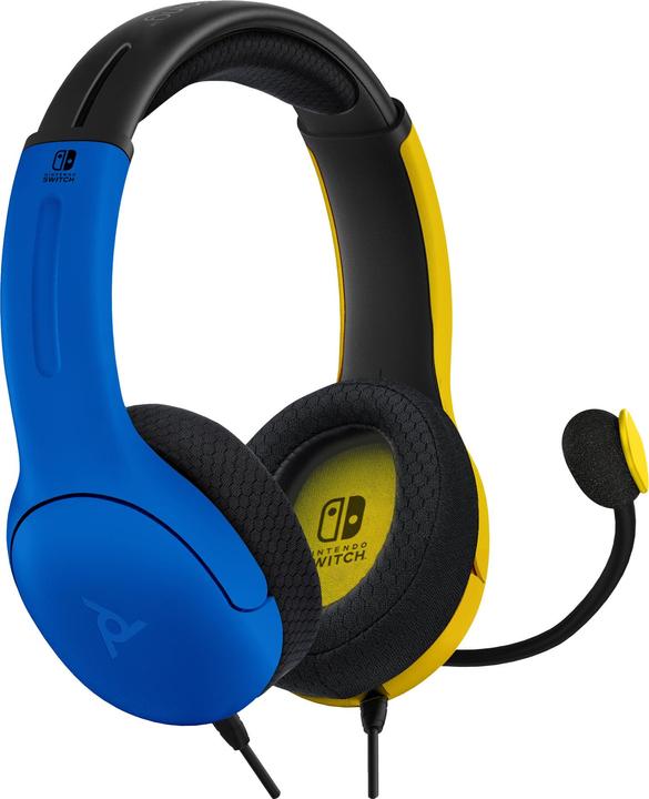 Produktbild PDP Headset Stereo LVL40 /Blau für Nintendo Switch (Kabelgebunden)