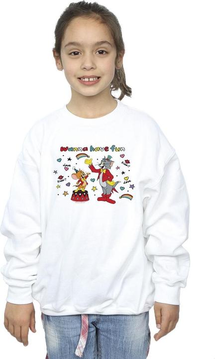 Produktbild Tom & Jerry Wanna Have Fun Sweatshirt Mädchen (140, 146)