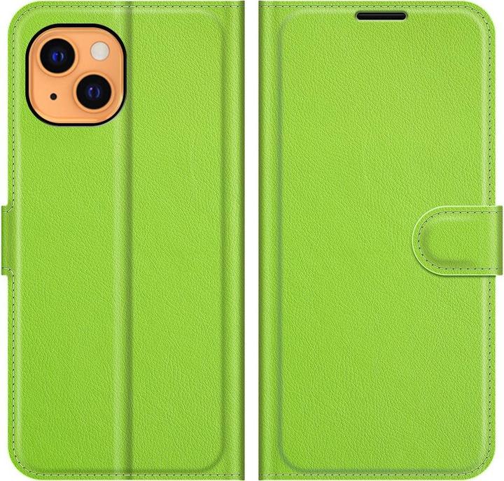 Produktbild Cover-Discount iPhone 13 mini - Leder Etui Hülle grün (Apple iPhone 13 mini)