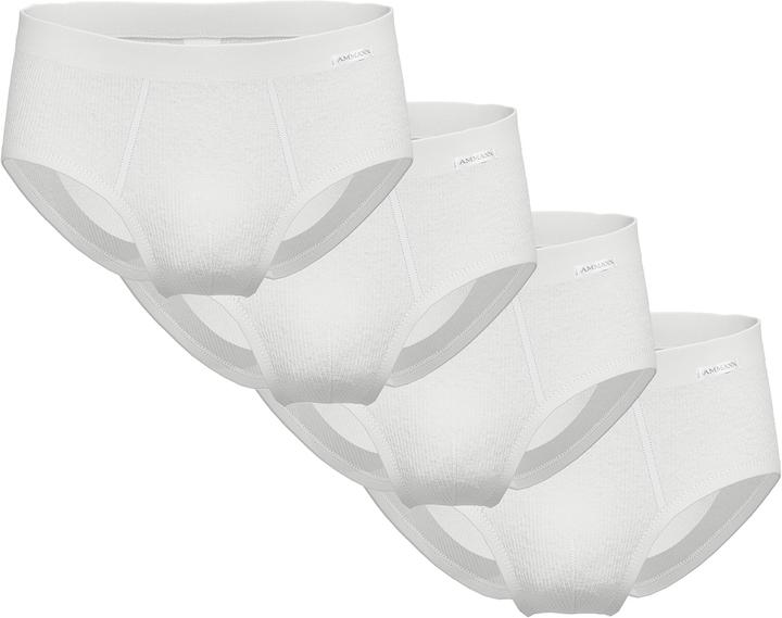 Produktbild Ammann 4er Pack Organic Cotton Doppelripp Slip / Unterhose (XL, 4er Pack)