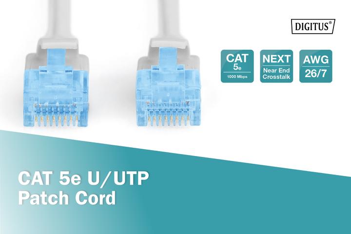 Actual product image Digitus Patch cable (U/UTP, CAT5e, 0.50 m)