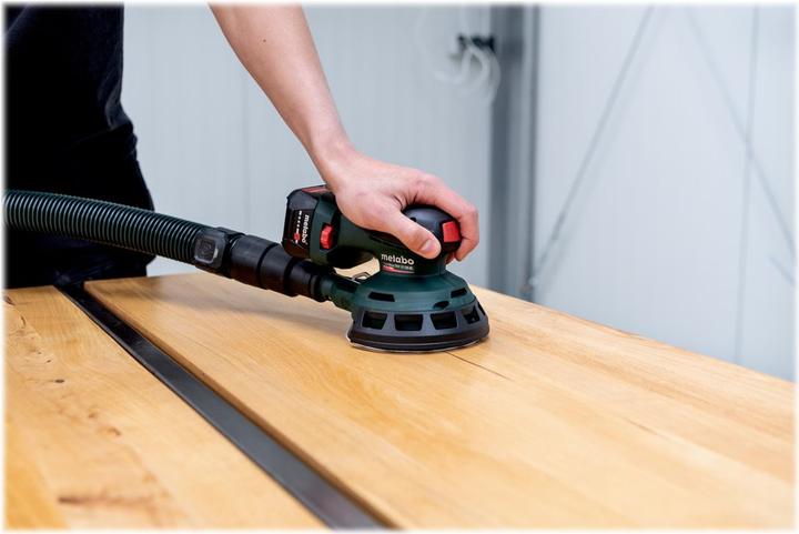 Actual product image Metabo Cordless Random Orbit Sander PowerMaxx SXA12-125 BL Solo (Eccentric grinder)