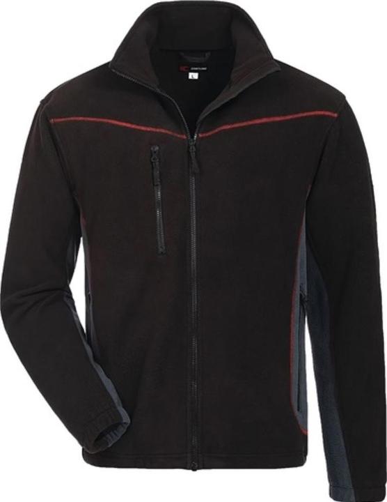 Produktbild Craftland Fleecejacke Bekasine Grösse XL schwarz/grau (XL)