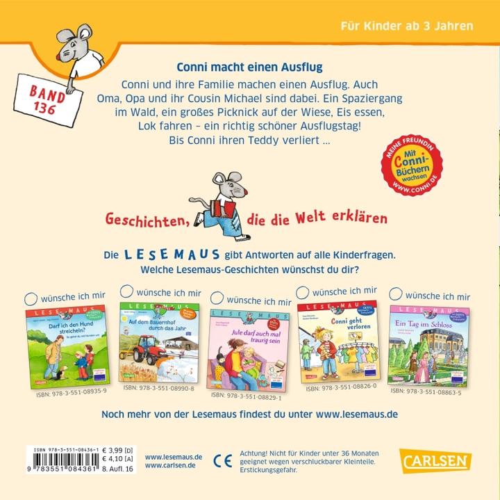 Produktbild Conni macht einen Ausflug (Deutsch, Liane Schneider, 2012)