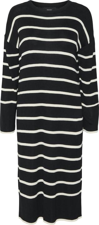 Actual product image Vero Moda Loose fit Round neck Ribbed cuffs Drop shoulder Midi dress Knitted dress (XS)