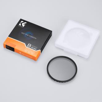 Image du produit K&F Concept B-Series Fader ND2-400 filtre gris ajustable - 62 mm (62 mm, Filtre UV, 62 mm)