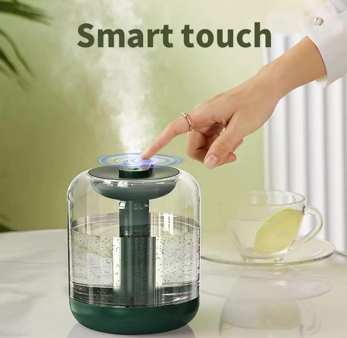 Produktbild PhoneLook Luftbefeuchter 1000 ml Duftöl Diffusor inkl. LED Licht und transparenter Wassertank