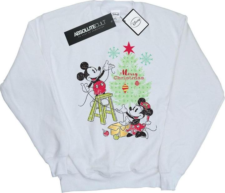 Immagine prodotto Disney Mickey And Minnie Christmas Tree Felpa Ragazzi (128)