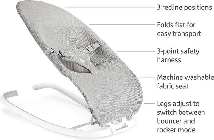 Actual product image Munchkin Spring 2-in-1™ baby swing / reclining seat