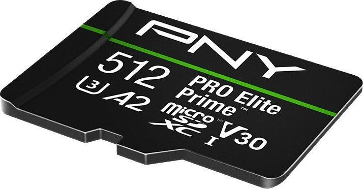 Image du produit PNY microSD Pro Elite Prime 512 Go (512 Go, microSD)