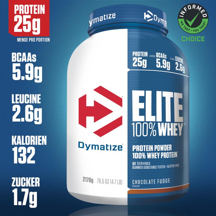 Immagine prodotto Dymatize Proteine del siero del latte Elite (Caramello al cioccolato, 1 pz., 2170 g)