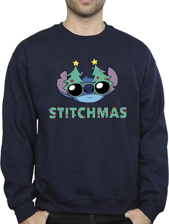 Immagine prodotto Disney Lilo & Stitch Stitchmas Glasses Felpa Uomo (XXL)