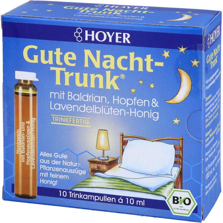 Immagine prodotto Hoyer Bevanda della buona notte (10 Pezzo/i, Fiala, 253 g)