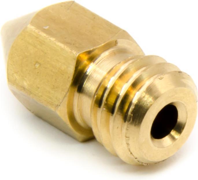 Actual product image Creality 0.6mm Nozzle MK8 Brass (Blast pipe)