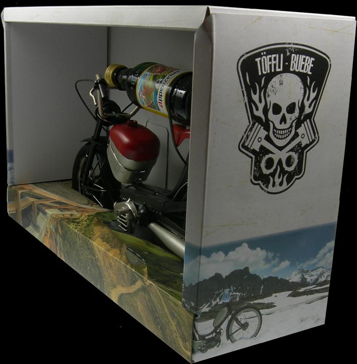 Actual product image Mayer - the gift factory 2-Speed Mofa "Puch" with Appenzeller (1 x 10 cl)