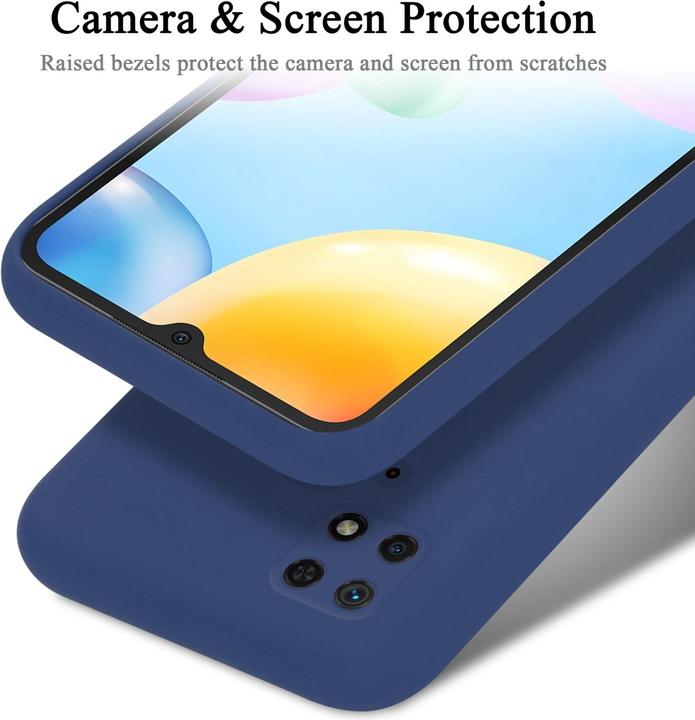 Actual product image Cadorabo TPU Liquid Silicone Case Cover for Xiaomi RedMi 10C / POCO C40 (Xiaomi Poco C40, Xiaomi Redmi 10C)