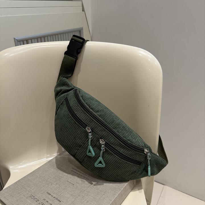 Produktbild Only-Bags.Store Schicke Cord-Crossbody-Slingtasche - vielseitig und bequem, perfekt zum Einkaufen, Spazierengehen