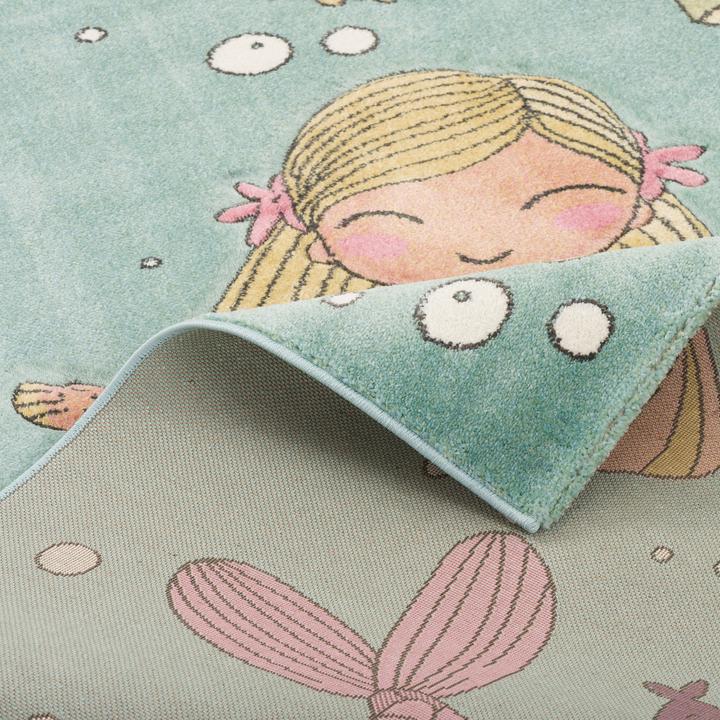 Produktbild Pergamon Kinder Teppich Maui Kids Meerjungfrau Pastell (140 x 200 cm)