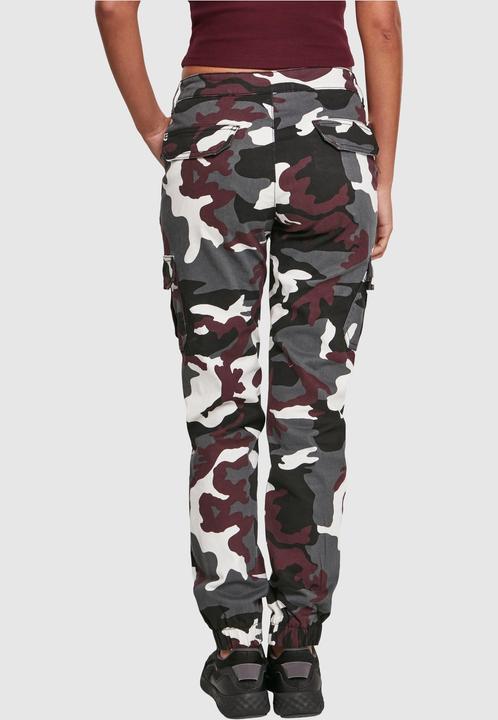 Actual product image Urban Classics Ladies High Waist Camo Cargo Pants (28)