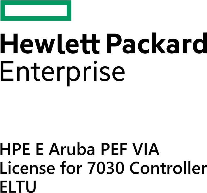Image du produit HPE E Aruba PEF VIA Lic pour 7030 Cntrlr E-LTU (1 Dispositifs, Illimité)