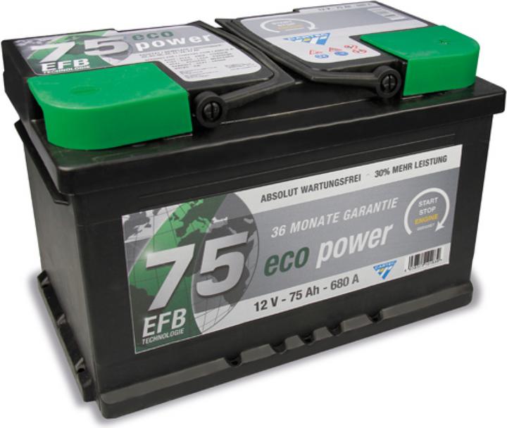 Immagine prodotto Cartec Eco Power 75 EFB (12 V, 75 Ah, 720 A)