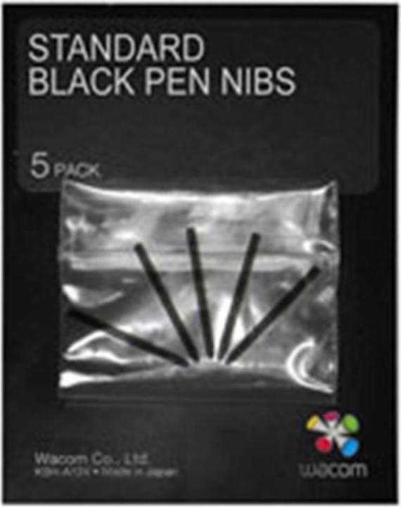 Image du produit Wacom Plume noire standard (paquet de 5)