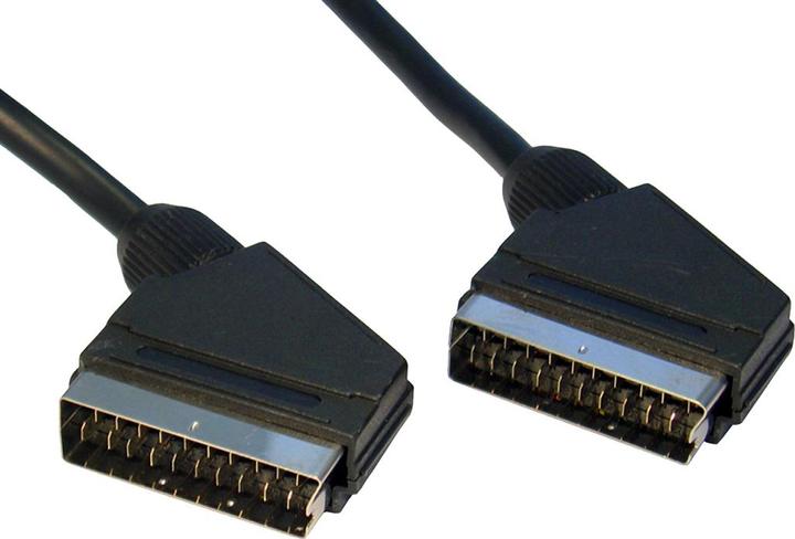 Cables Direct CDL Cavo SCART a 21 pin da 2 m (2 m, Scart)