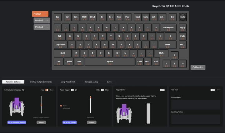 Produktbild Keychron Q1 HE (Magnetic Switch) (US, Kabellos, Kabelgebunden)