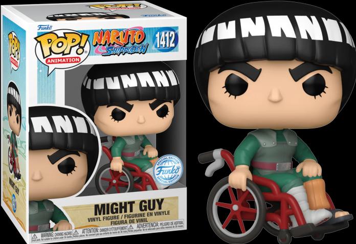 Actual product image Funko POP! Animation Naruto Shippuden Might Guy (Wheelchair)