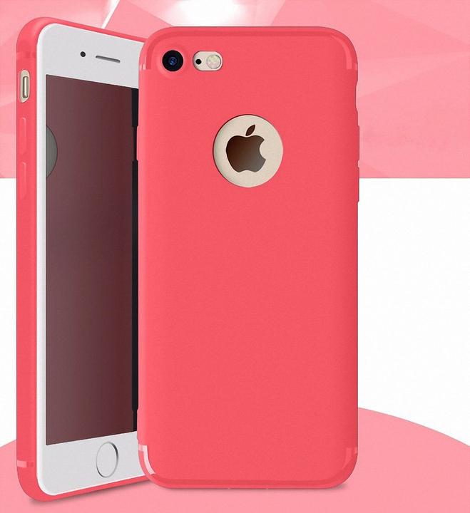 Produktbild König Design TPU Silikon Case für Handy Apple iPhone 6 / 6s Cover Schutz Hülle Bumper Pink (Apple iPhone 6)