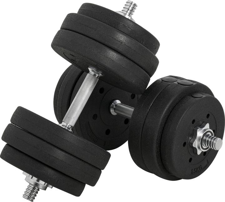 Actual product image Homcom Dumbbell set 30 kg (8 x 2.5 kg, 4 x 1.5 kg)