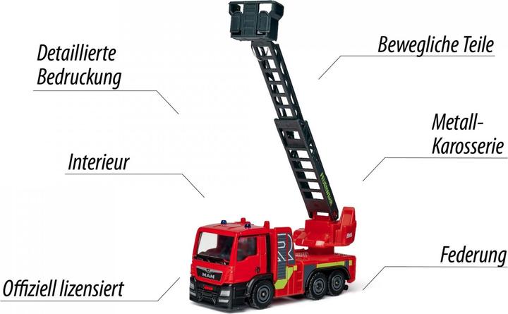 Produktbild Majorette S.O.S. MAN TGS Rosenbauer Feuerwehr