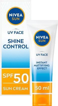 Actual product image NIVEA Sun UV Face Shine Control (Suntan cream, SPF 50, 50 ml)